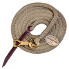 Brockamp Führseil  Lead Rope versch. Ausführungen 01 schwarz/silber/beige 2,70 m 09 Zügelsnap vernickelt rund