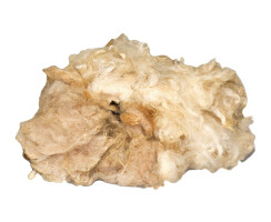 Ungewaschene Schafwolle kleiner Karton (ca 5 Liter)