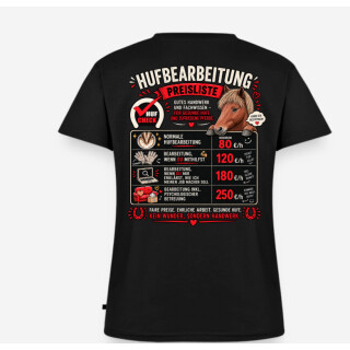 T-Shirt Preisliste lustig