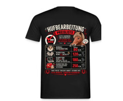 T-Shirt Preisliste lustig