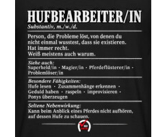 T-Shirt "Hufbearbeiter - Duden"
