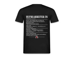 T-Shirt "Hufbearbeiter - Duden"