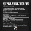 T-Shirt "Hufbearbeiter - Duden"