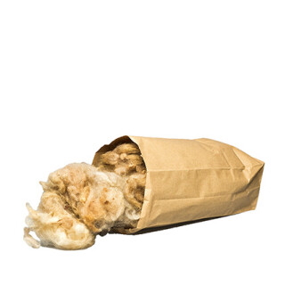 Ungewaschene Schafwolle