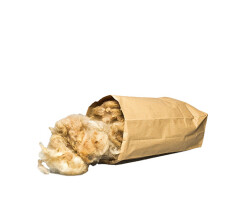 Ungewaschene Schafwolle