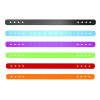 1 Paar Scoot Boot Pastern Straps Aqua (hellblau) Large = Gr. 4-9